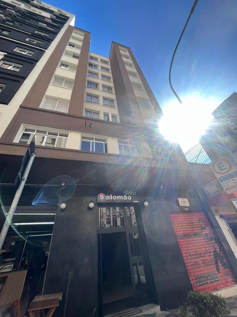 Hotel Salomao - Proximo A 25 De Marco, Bom Retiro, Bras E Rua Santa Efigenia, A 2 Minutos Do Mirante Sampa Sky E Pista De Skate Anhangabau Сан-Пауло Экстерьер фото